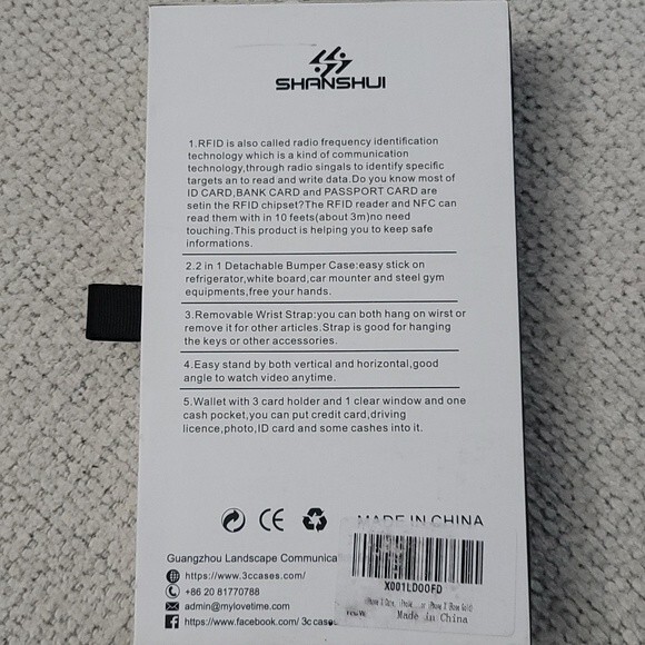 iPhone10 Pink Wallet phone case - Picture 2 of 7